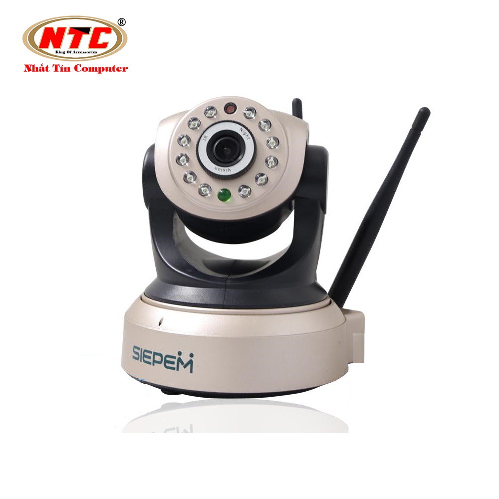 Camera IP Wifi SIEPEM S6203 Plus hỗ trợ HD+ 960P - độ phân giải 1.3MP (Vàng đồng) + Kèm thẻ Vitacard/NTC 32GB