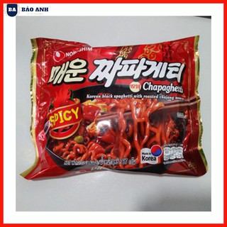 Mì trộn tương đen vị cay Nongsing Hàn Quốc Loại Ngon Loại Ngon - BẢO ANH