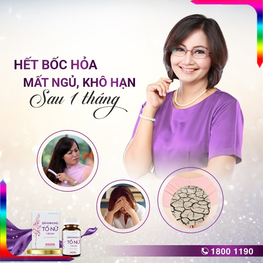 Sâm Nhung Tố Nữ Tuệ Linh – Bồi bổ khí huyết, tăng cường nội tiết tố nữ, giảm triệu chứng tiền mãn kinh