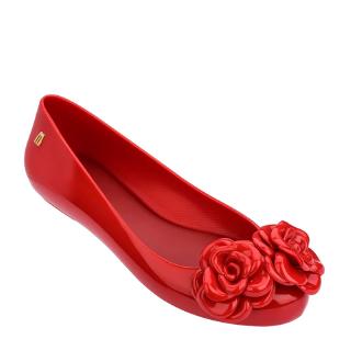 MELISSA NEW Giày Búp Bê Đính Hoa Kiểu Brazil Xinh Xắn Cho Nữ