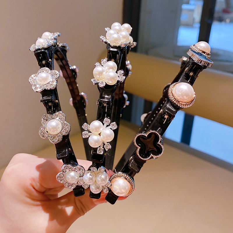 Băng Đô Bện Tóc Trang Sức Hàn Quốc Mới Cho Nữ