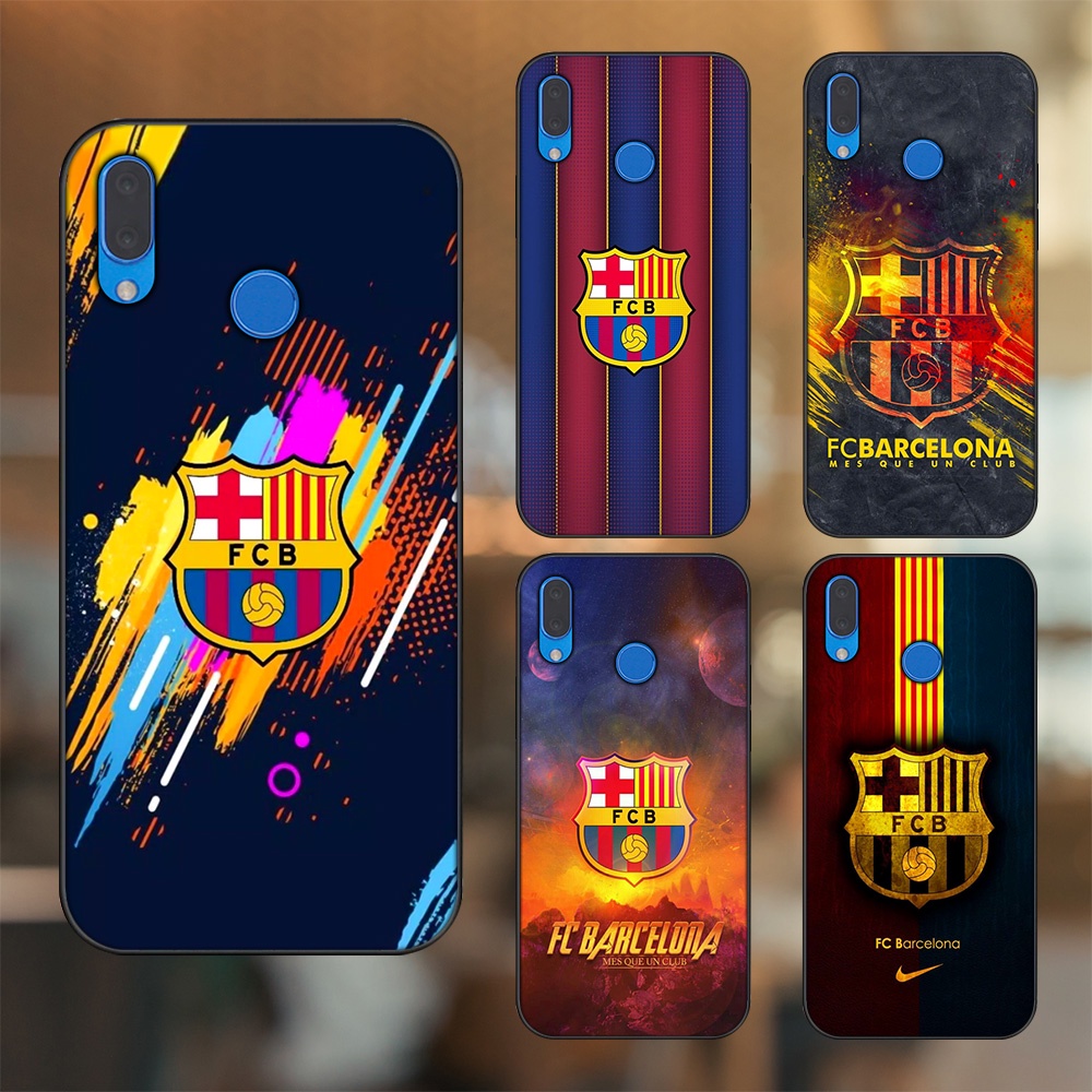 Ốp lưng Huawei Nova 3, Nova 3i, Nova 3e, P20 Lite viền đen in hình Barcelona Barca