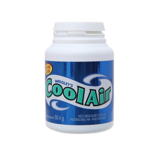 Kẹo sing-gum Cool Air hương bạc hà khuynh diệp hũ 58.4g