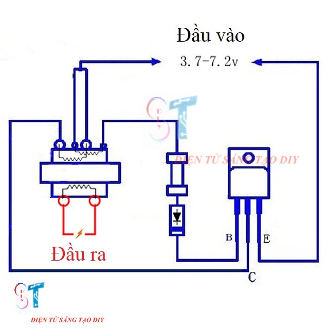 Bộ Kit Lắp Ráp Mô Hình Kích Điện Cao Áp Từ 3.7V – 7.4V Lên 10KV – 20KV