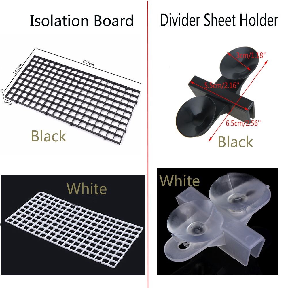 CONOPERY Bộ bảng ngăn bể cá hoặc 6/12 chân hít chuyên dụng