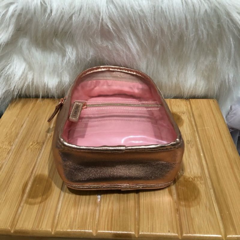 [ Gift Hãng Tách Sét ] Ba lô L@ncome Mini Backpack Rose Gold Girl's Bag