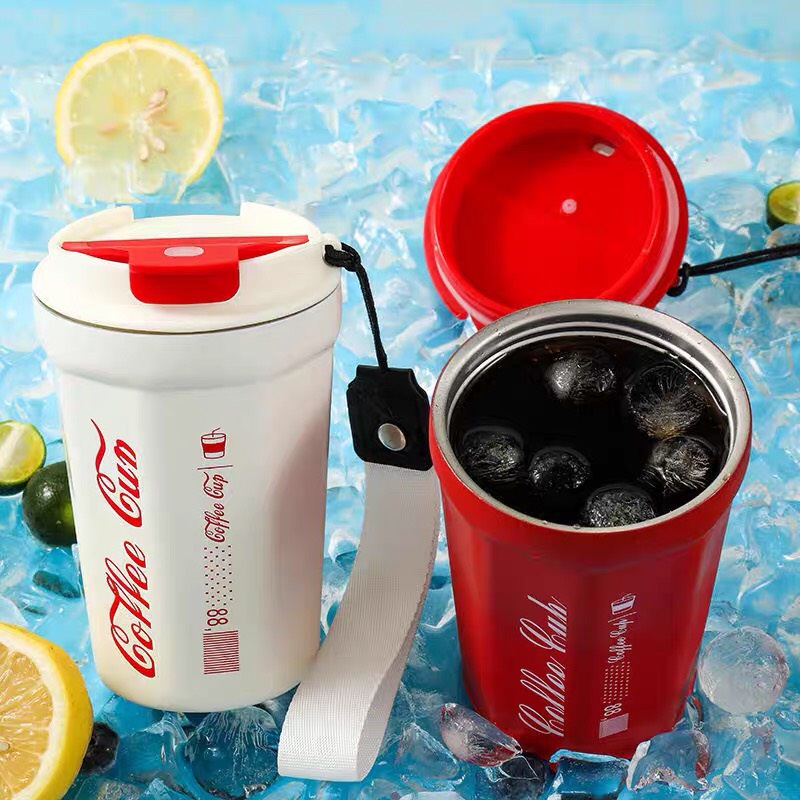Ly Giữ Nhiệt Inox Coca Cola Coffee Cup Hàn Quốc 420ml Inox 304 Cao Cấp