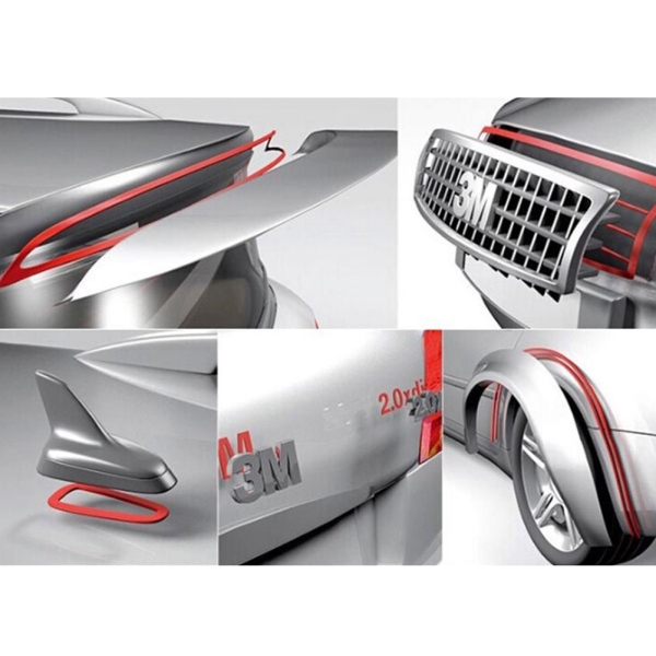 Băng keo silicon trong suốt 1cmx3m cho xe hơi