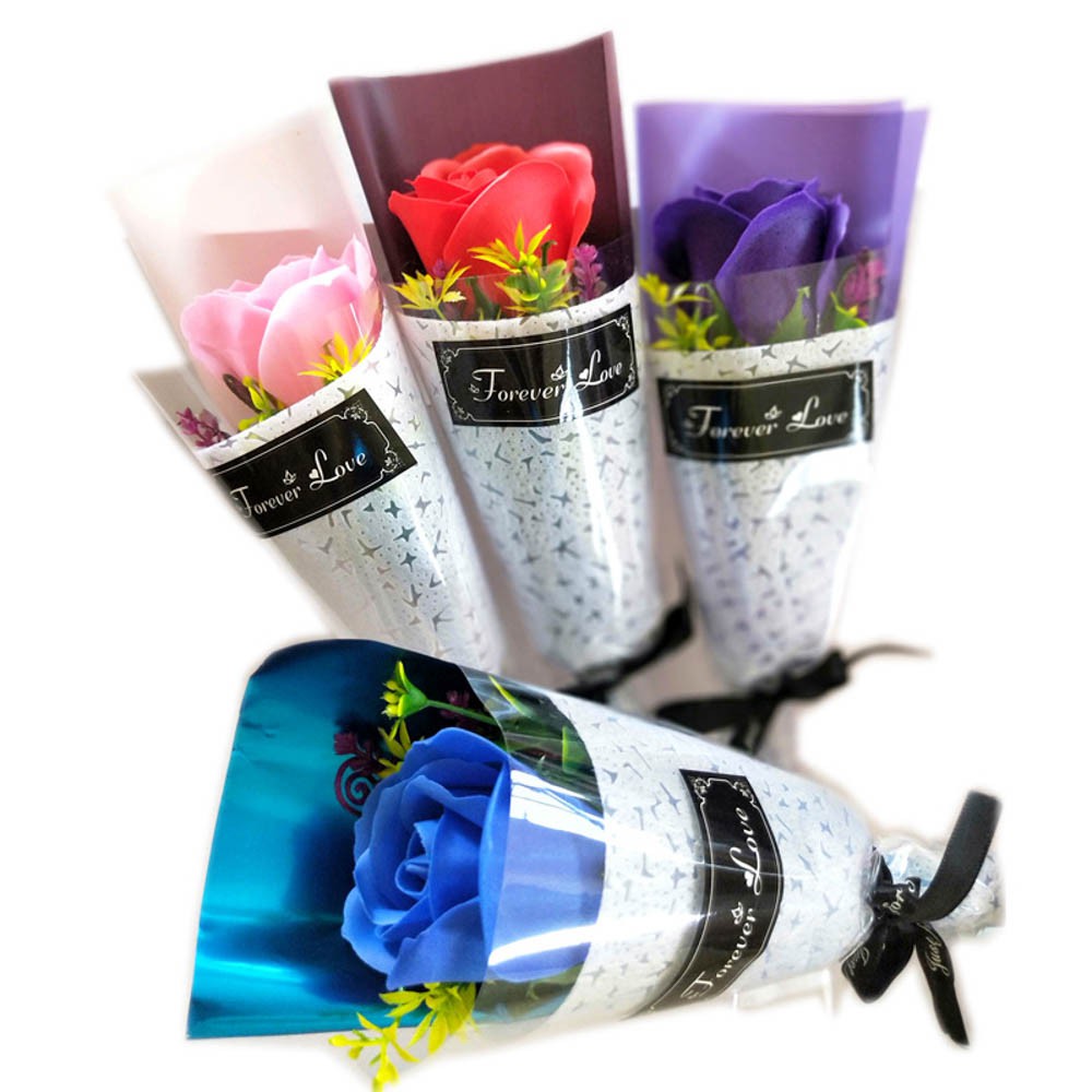 Bộ 5 Xà Phòng Hình Gấu Bông Dễ Thương Lãng Mạn Dùng Làm Quà Tặng