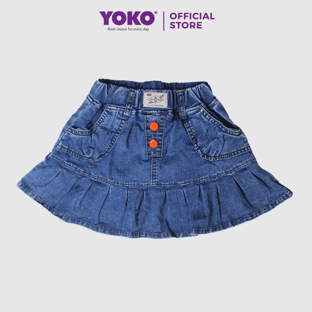 Váy Jean Xòe Bé Gái (3-12 Tuổi) YOKO KID’S FASHION JE120