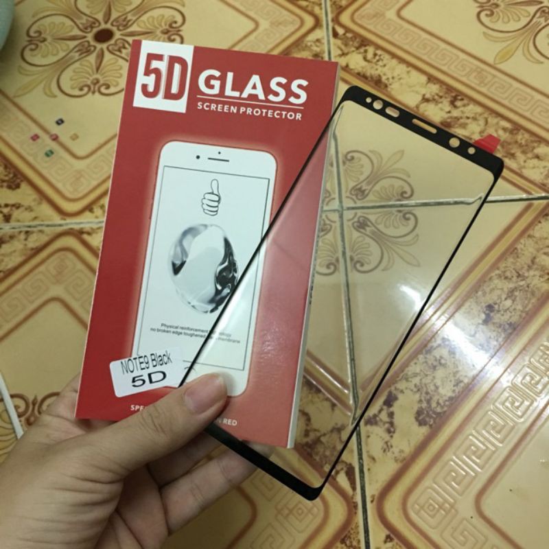 Kính cường lực 5D xịn samsung note 8 / note 9 full màn hình