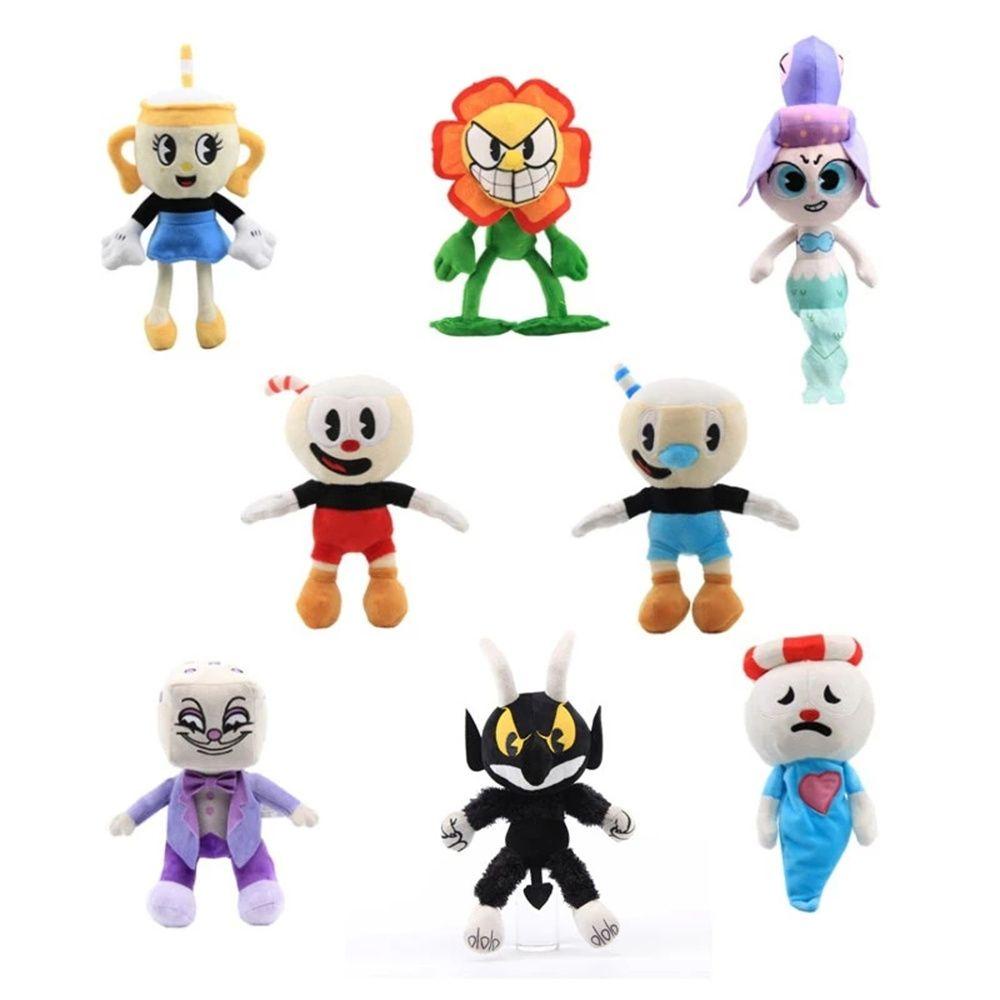Búp Bê Nhồi Bông Hình Cuphead Đáng Yêu