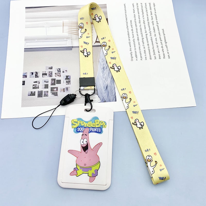 Bao Đựng Thẻ Tên Hoạ Tiết Hoạt Hình Cho Học Sinh