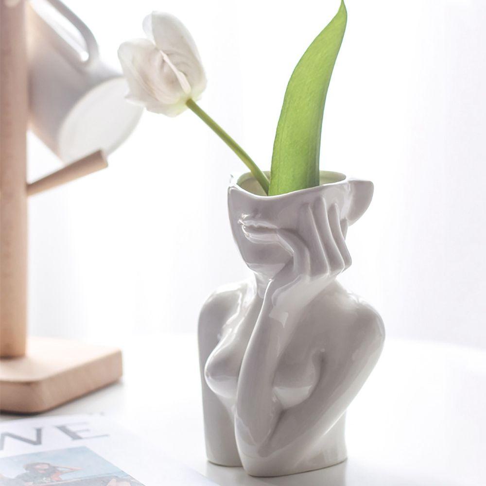 Chậu Hoa Bằng Gốm Sứ Kiểu Dáng Hiện Đại Sáng Tạo|Chậu Trồng Cây Mọng Nước Tiện Lợi