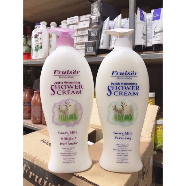 Sữa tắm sữa dê FRUISER SHOWER CREAM siêu dưỡng ẩm