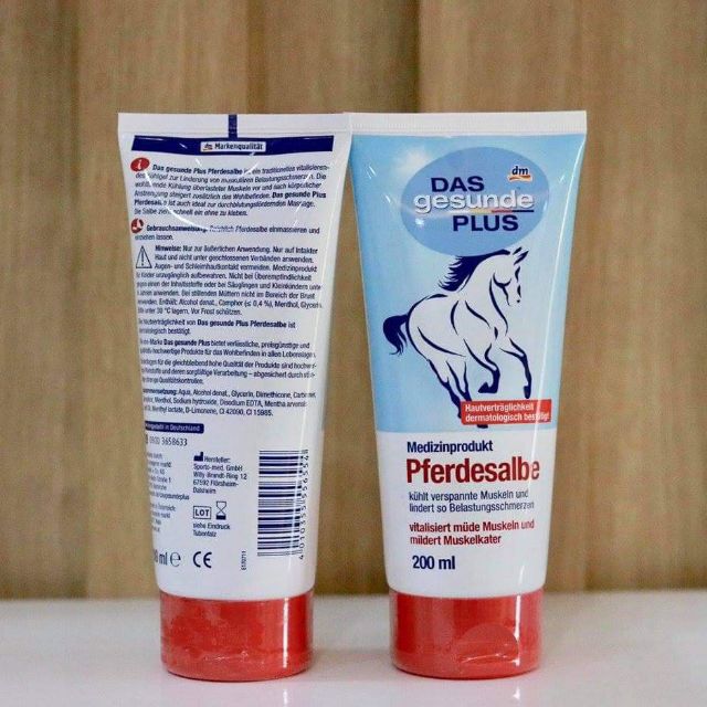 Hàng Đức CAO NGỰA XOA BÓP Giảm đau cực kỳ hiệu quả PFERDESALBE