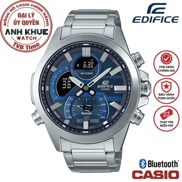 Đồng hồ nam dây kim loại Casio Edifice chính hãng Anh Khuê ECB-30D-2ADF (48mm)