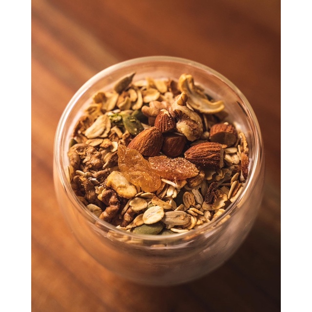 Granola siêu hạt vị Basic Ăn kiêng không đường (Gateau Healthyeatclean )