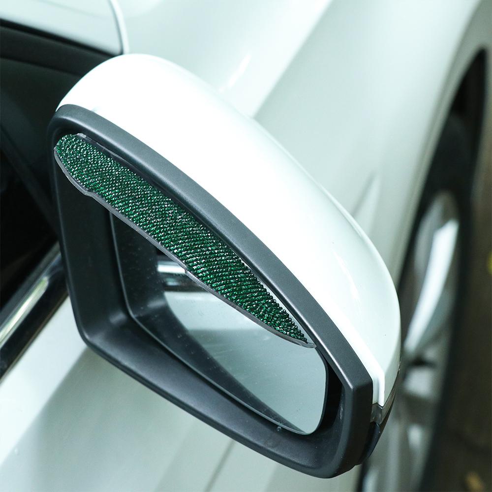 MYRONGVN Miếng Dán Màu Sắc Lấp Lánh Trang Trí Gương Chiếu Hậu Xe Hơi