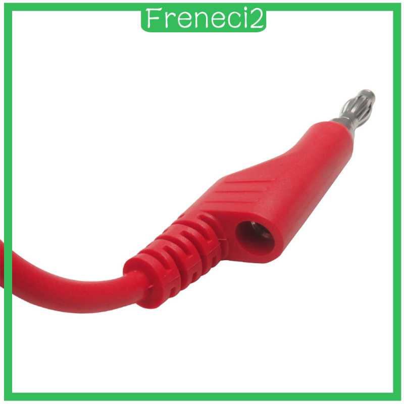 [FRENECI2]Lot 5Pcs Banana Plug 4mm Stackable Test Leads Cable, 5 Colors, 120cm Length