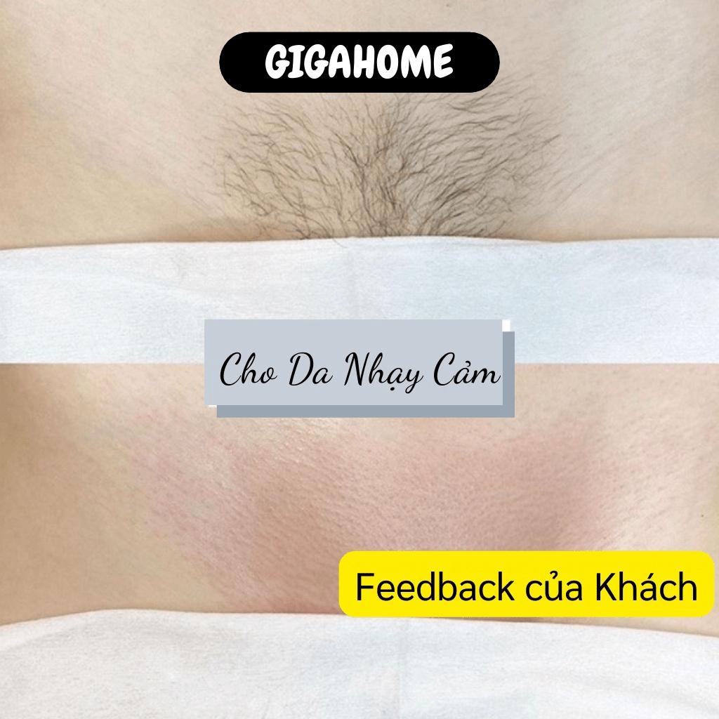 Sáp Wax Lông Trong Suốt GIGAHOME Thơm Hoa Nhài Siêu Bám Lông 100gram 1010