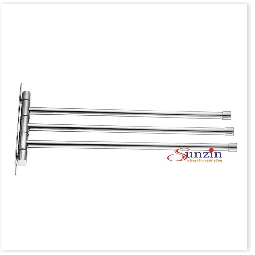 Vắt khăn 3 chạc Sunzin, chất liệu inox 304