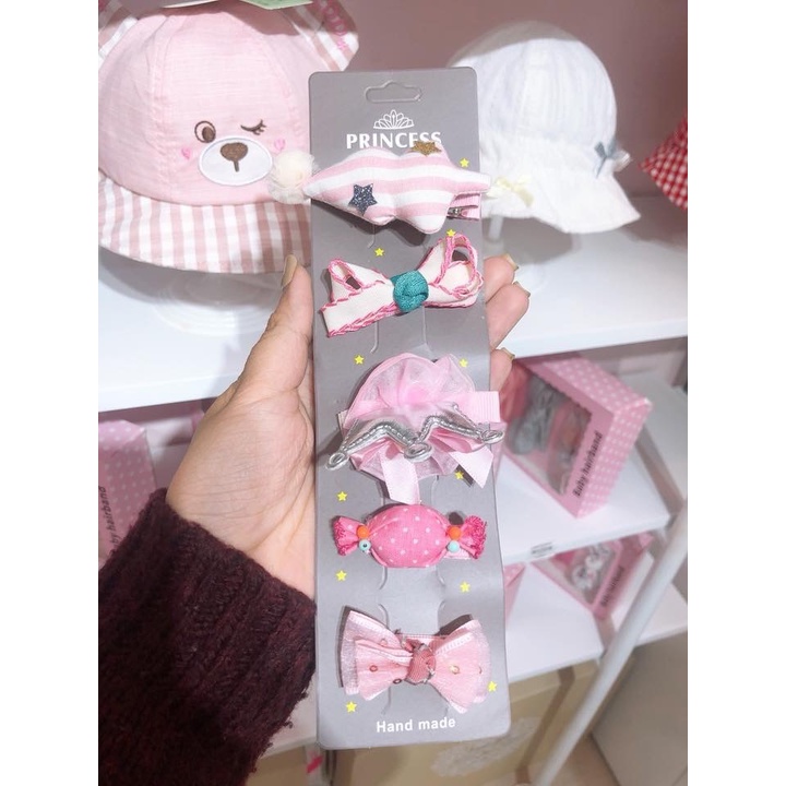 Kẹp tóc cho bé gái nhiều mẫu (Ảnh thật)