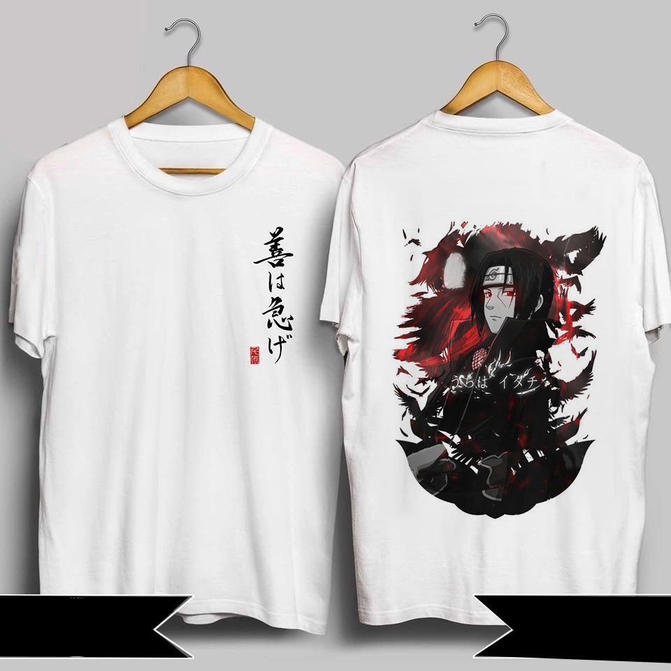 Áo thun Naruto Itachi Uchiha - BST Áo thun in hình Itachi Naruto Sasuke Kakashi siêu chất | BigBuy360 - bigbuy360.vn