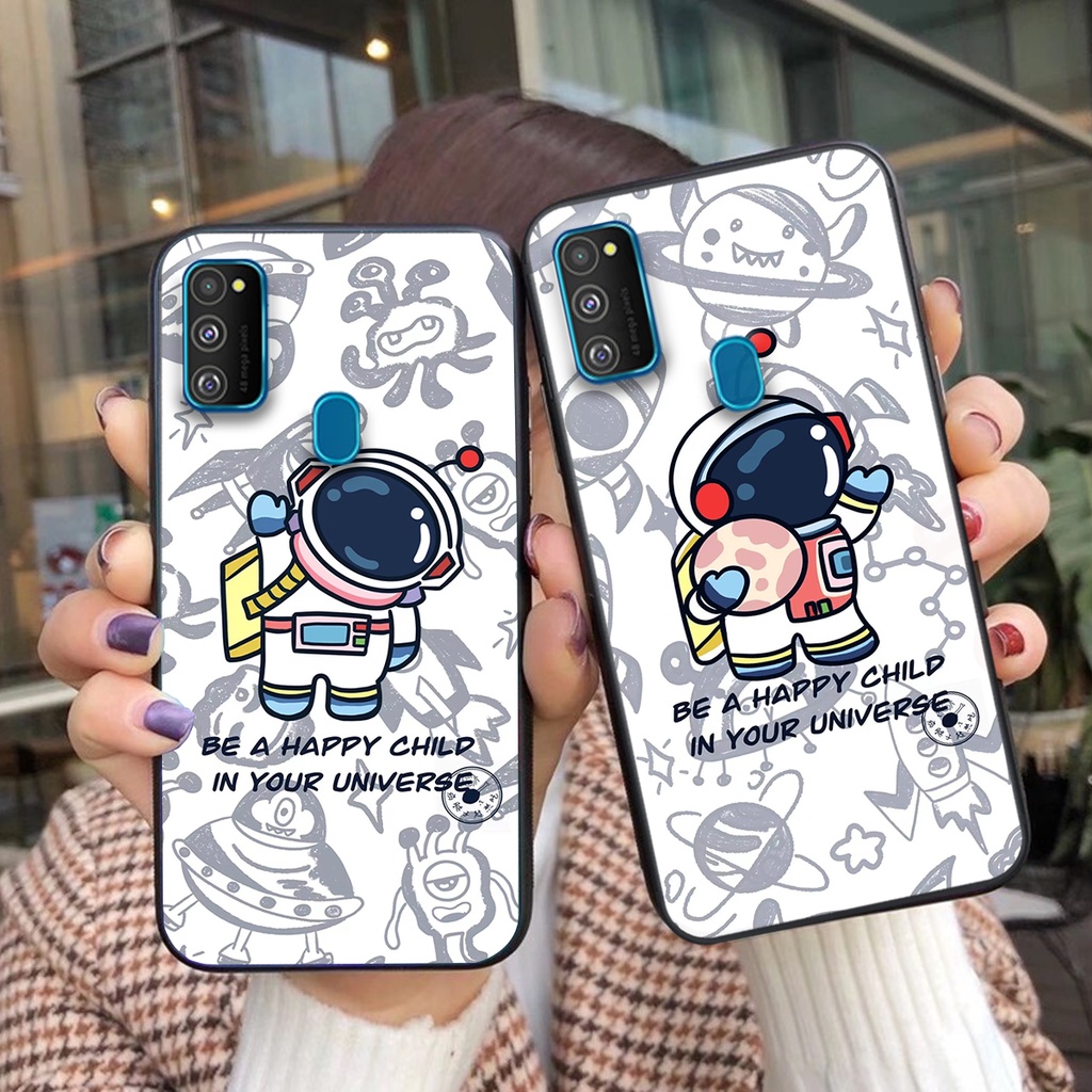Ốp lưng Samsung A21S - Samsung M21 - Samsung M30S - Samsung M31vũ trụ cute nhiều hình cực chất