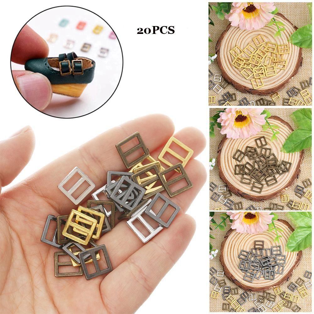 Set 20 Khóa Ba Cạnh Màu Cầu Vồng Cho Búp Bê Nhồi Bông