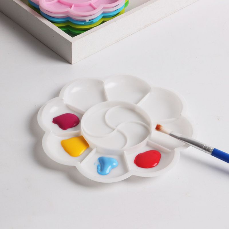 Khay Pha Màu Nhựa, hoạ cụ