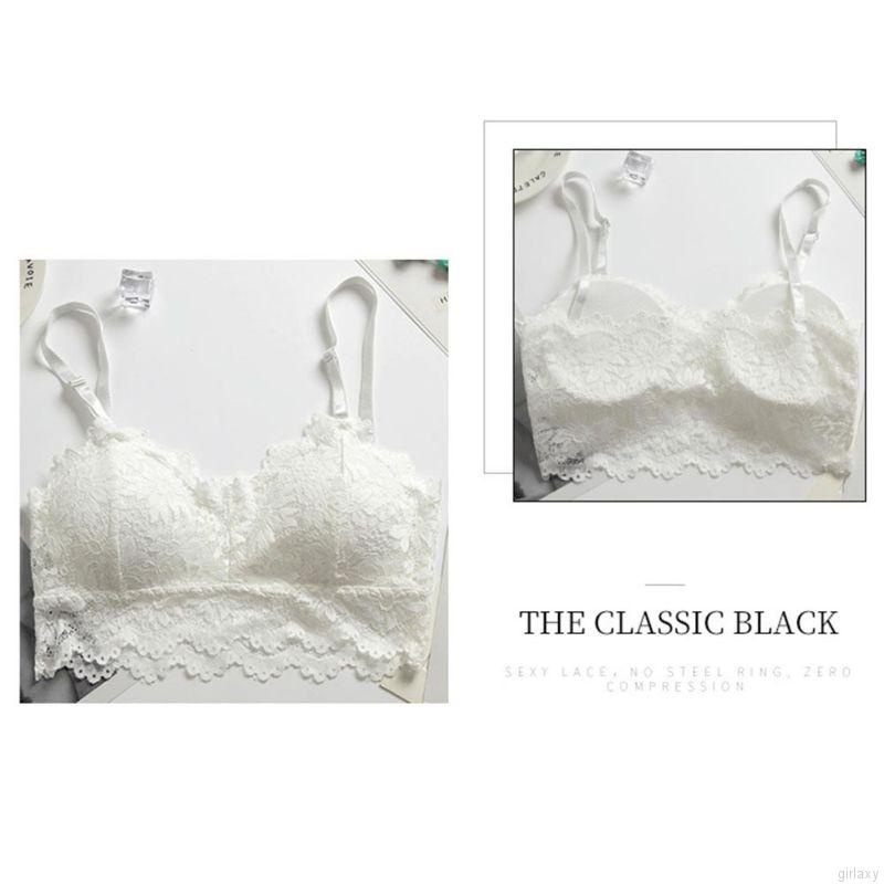 Áo lót mềm màu trơn không gọng phong cách Hàn Quốc quyến rũ cho nữ