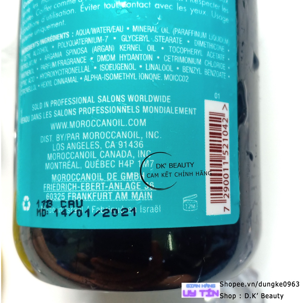 Kem Tạo Sóng Xoăn Moroccanoil - Intense Curl Cream 300ml