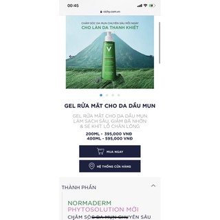 Gel rửa mặt ngừa mụn
