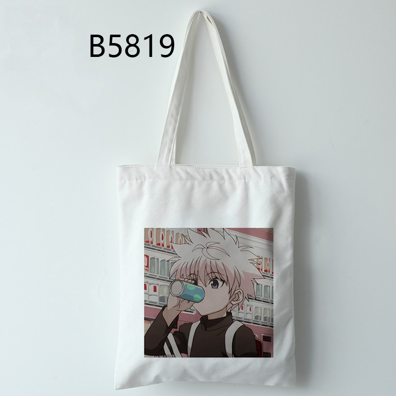 Hunter X Hunter Anime Túi Vải Hoạt Hình Thời Trang Mua Sắm Túi Sách Đi Học