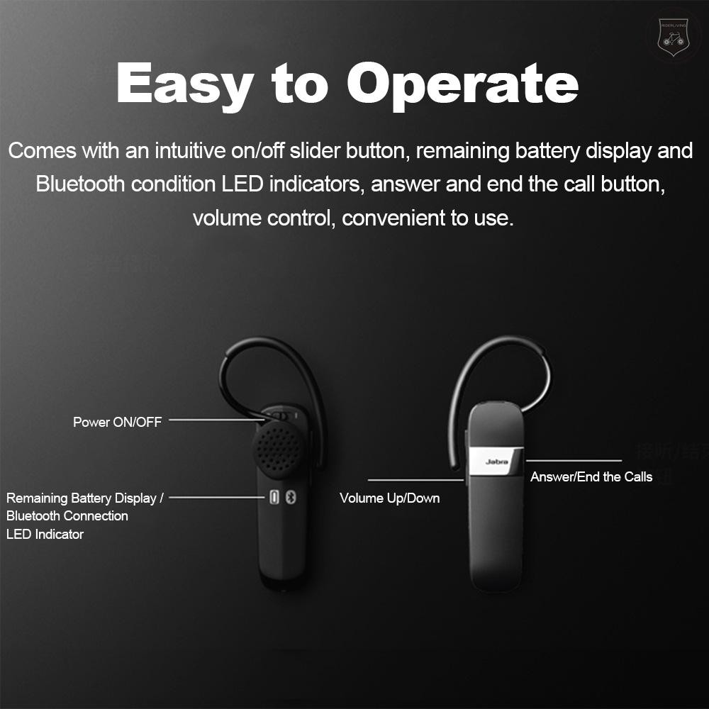 JABRA Tai Nghe Nhét Tai Kết Nối Bluetooth Không Dây Có Micro Và Phụ Kiện