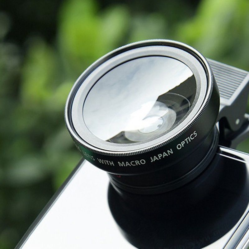 Ống kính Macro 0.45X siêu rộng cho điện thoại Apple Samsung Xiaomi