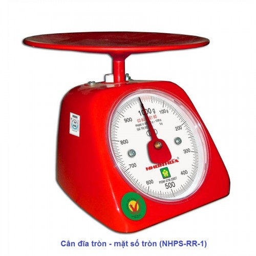 Cân nhựa đồng hồ NHƠN HÒA 1kg NHPS-1