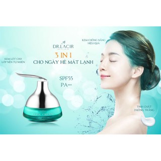 [kèm quà tặng ] DR.LACIR COOL CREAM ( kem trắng da chống nắng vật lý)
