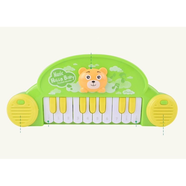 Đồ chơi đàn Piano mini cho bé có đèn và âm thanh kích thích não phát triển trí thông minh