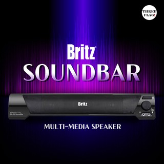 Loa Đa Phương Tiện Britz 2ch Cho Màn Hình Led / Lcd Ba-R9