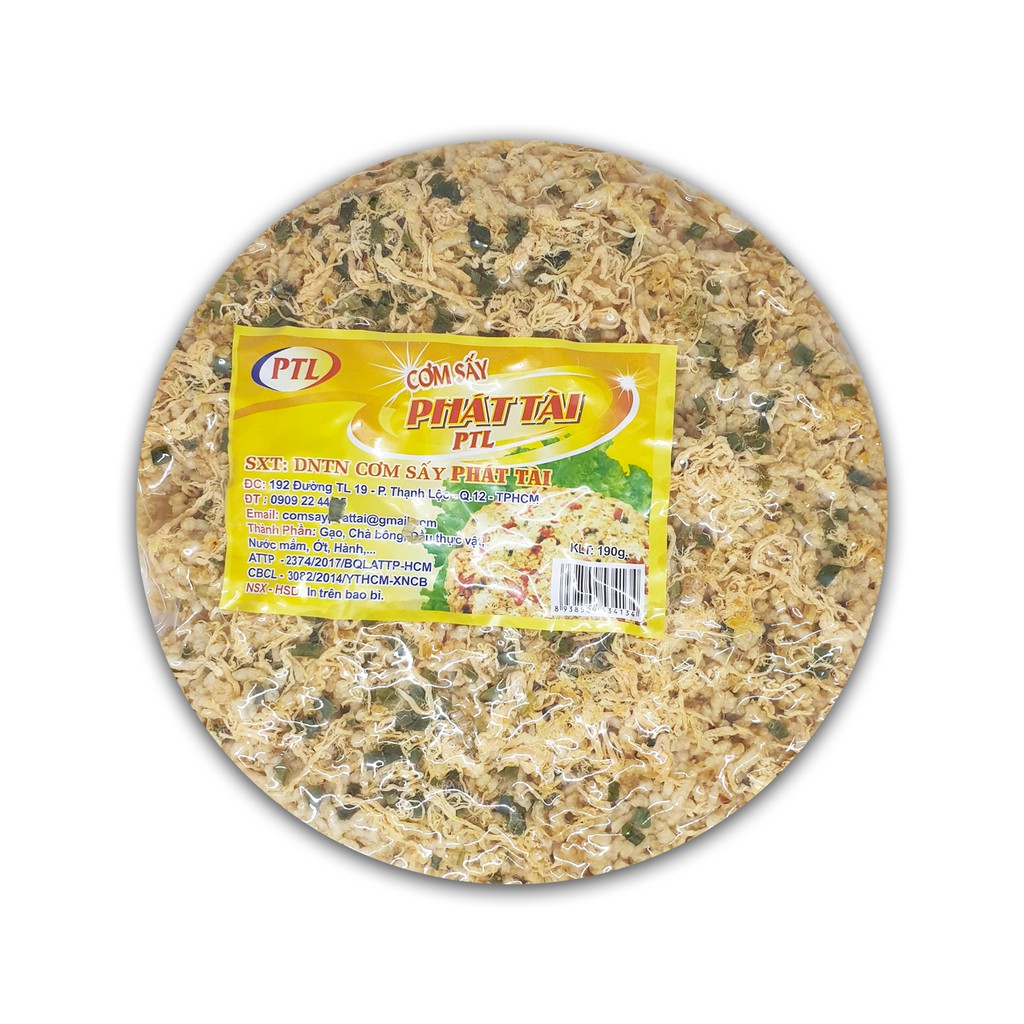 Combo 5 Túi Cơm Cháy Chà Bông Siêu Ngon ( túi190g )