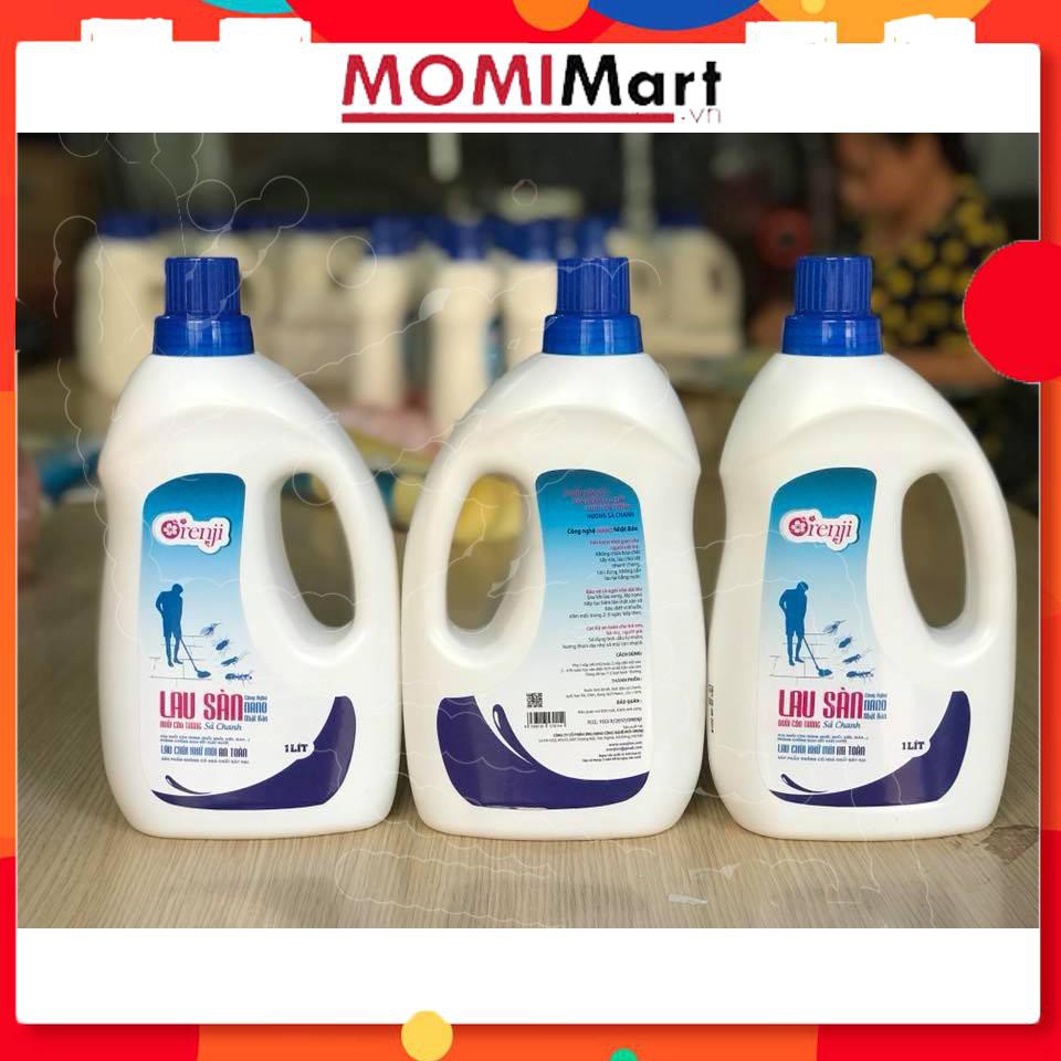 NƯỚC LAU SÀN ORENJI DIỆT KHUẨN HƯƠNG XẢ CHANH / QUE 3.8L