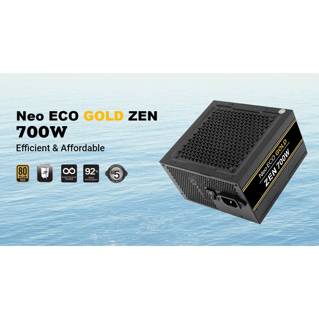 Nguồn máy tính Antec NE700G Zen - 700W 80 Plus Gold