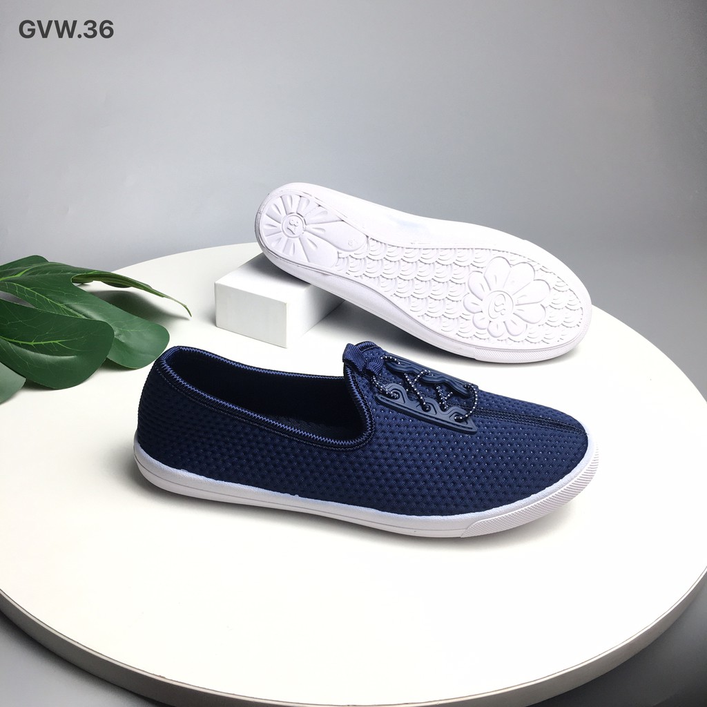 Giày thể thao nữ BITAS ❤️FREESHIP❤️ Giày bata đi bộ, chạy bộ vải dệt mềm đế cao su GVW36
