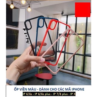Ốp viền màu , ốp dẻo dành cho iphone