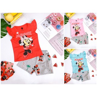 [SIZE NHÍ+ĐẠI] SÉT BỘ THUN MICKEY BÉ GÁI