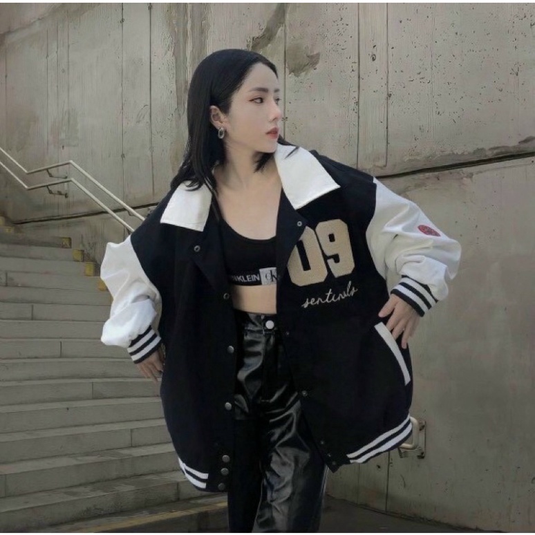 Áo khoác bomber Unisex chống nắng chất nhung tăm,form rộng 2 lớp đẹp cho nữ,nam 09 - ZADOLA
