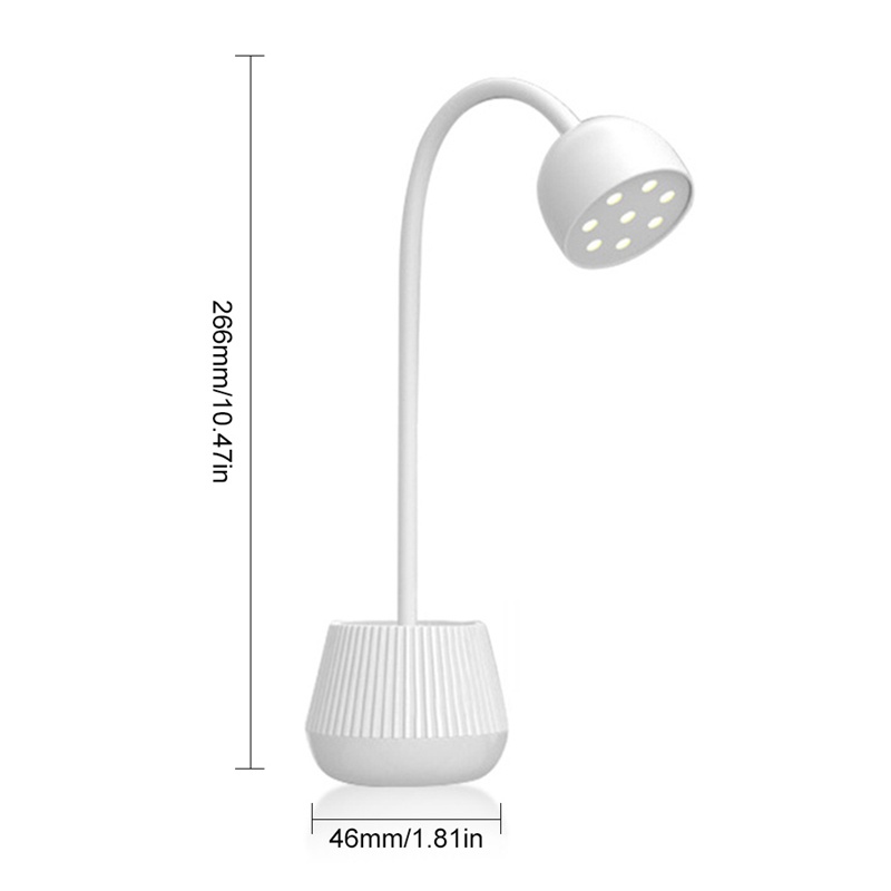 Đèn UV/LED Làm Khô Móng 8 Hạt Nhanh Chóng Có Thể Sạc Lại