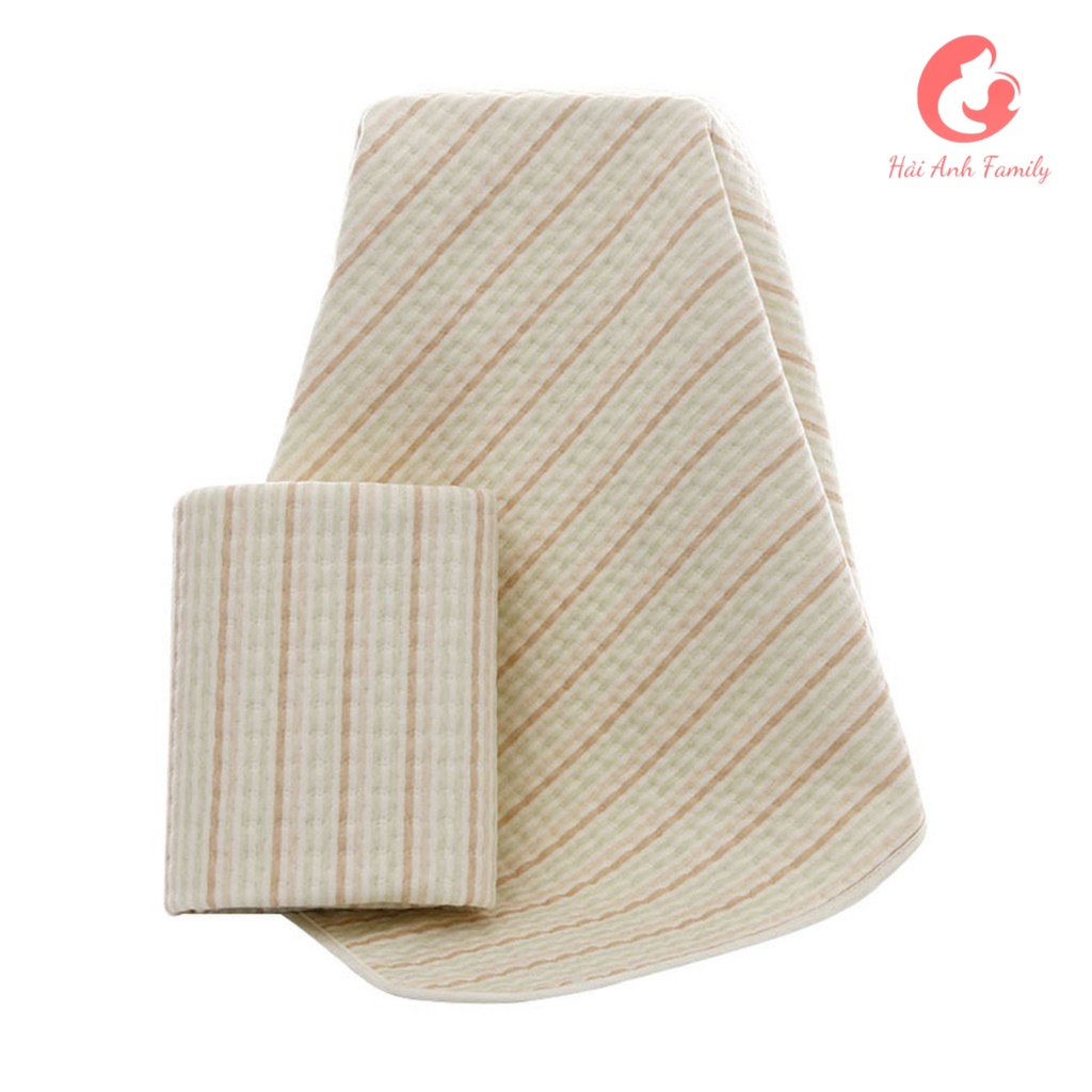 Tấm lót chống thấm cotton hữu cơ tự nhiên 4 lớp, thoáng khí
